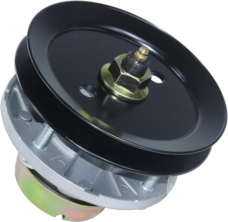 GUSUHAWK AM144377 Spindle Assembly with M131814 Pulley Replaces John Deere AM124498, AM144377, M131814 for John Deere X320, X304, X360, X520, X530, X540, X590, GX255, GX335 Lawn Tractors - Image 1